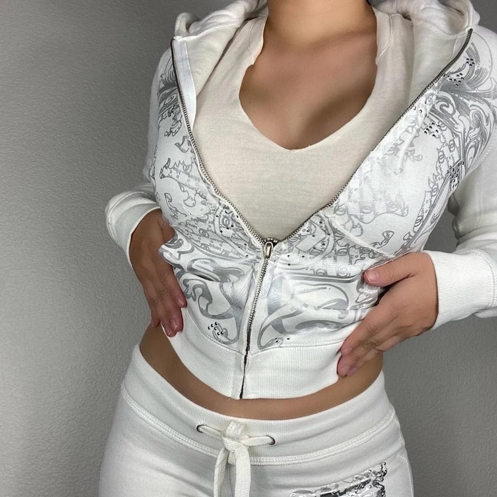 Y2K WHITE TRACKSUIT